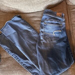 American Eagle Outfitters Blue kick boot Jeans
